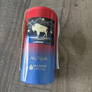 Manna x Abby Paffrath Artist Series Slim Can Cooler 12 Oz Vacuum Insulated